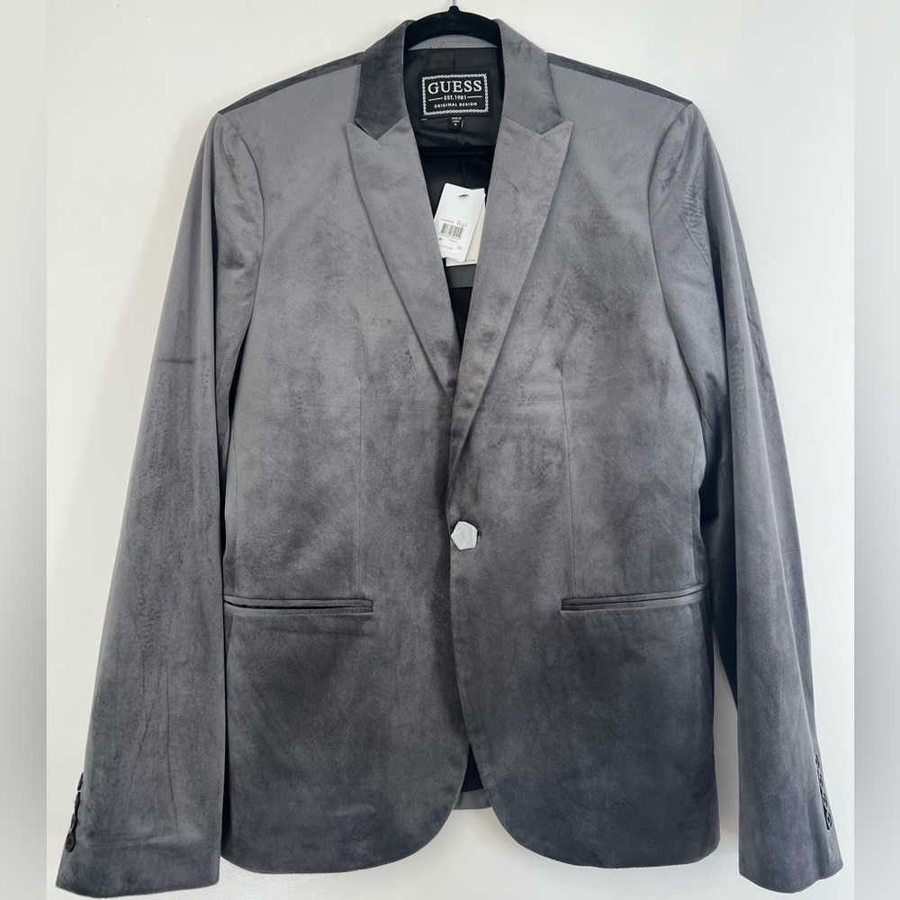 Guess Fulham Velvet Blazer Brand New